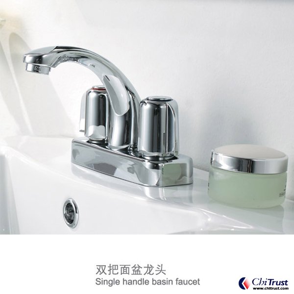 Double handles basin faucet CT-FS-12874